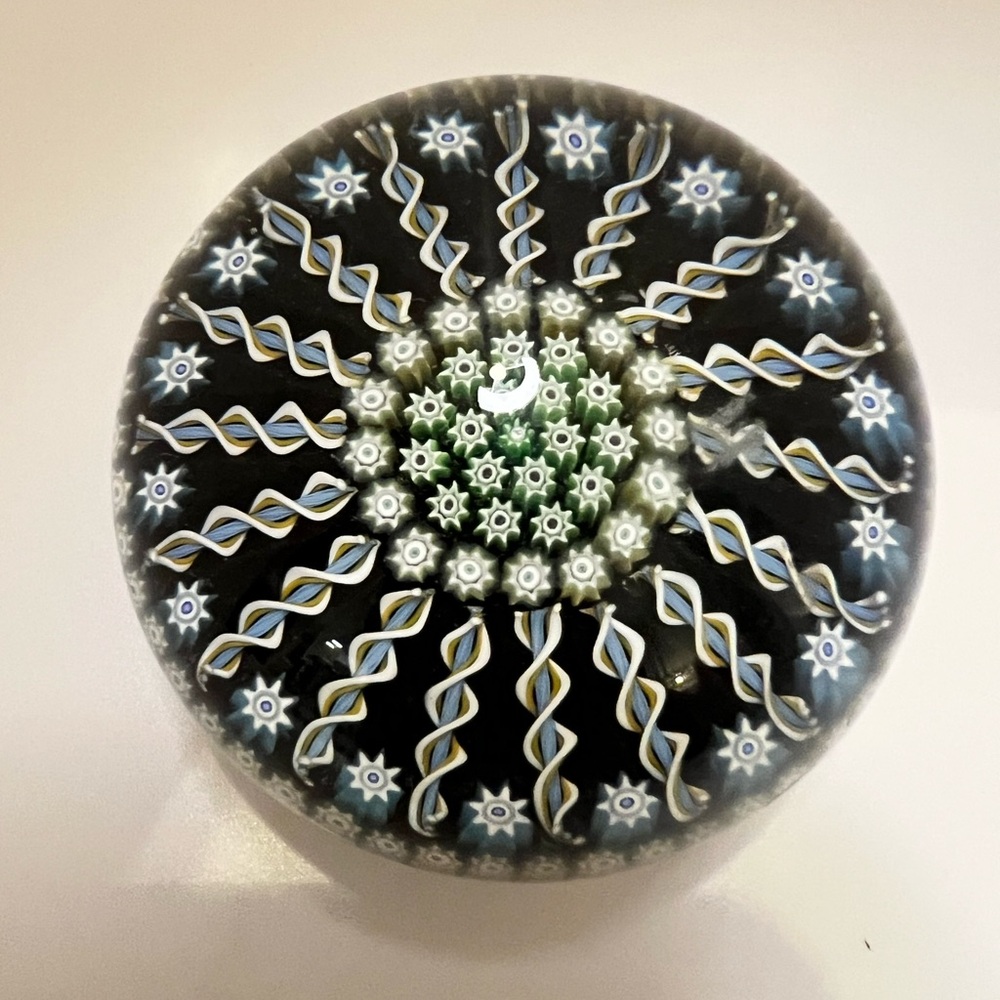 Perthshire Cireff Milefiore Scotland Colorful Glass Paperweight - Picture 4 of 8
